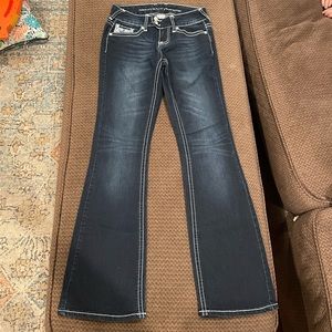 Premium Vanity Dark Wash Curvy Jeans 25W/33L